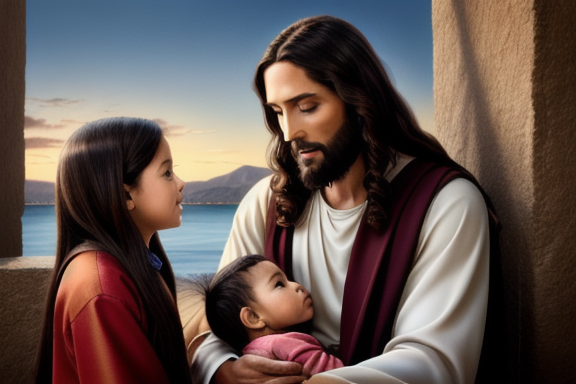 Jesus com crianças